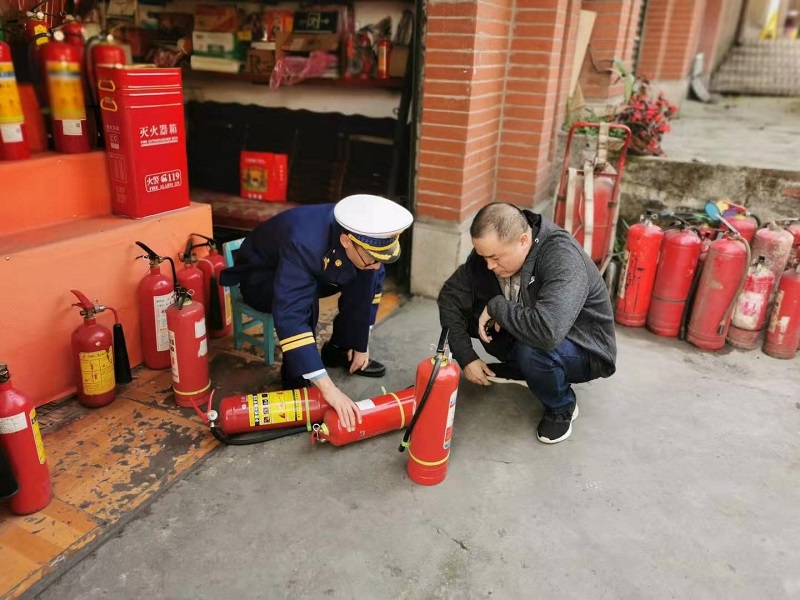 沙坪坝区交通服务中心组织开展消防宣传系列活动