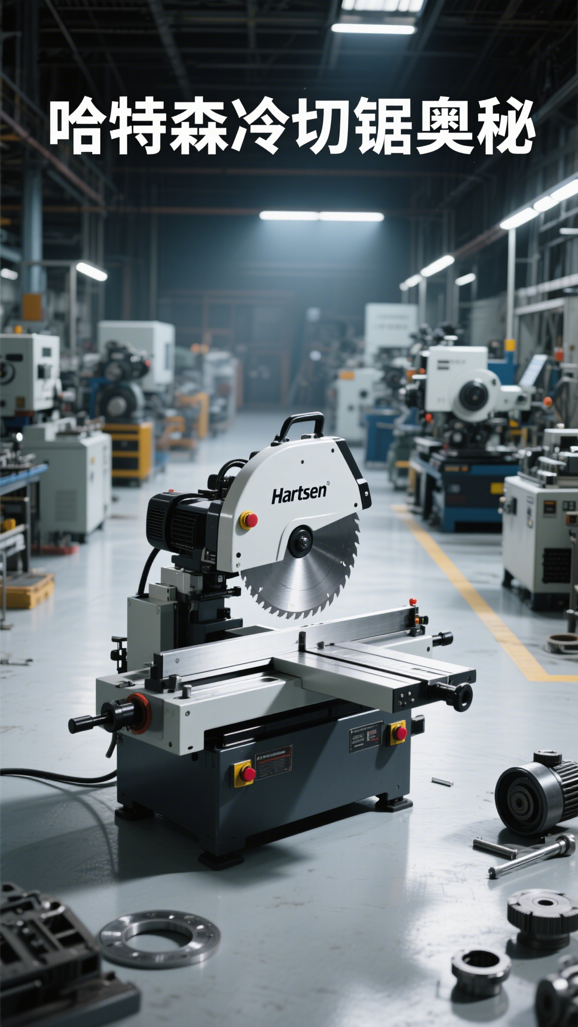 恒而达：产品应用于高精度金属材料锯切